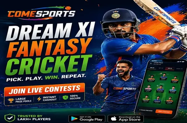 Comeno1 (come no 1) fantasy cricket & matchday visual 1